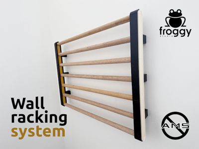 Modular Japandi Wall Rack System