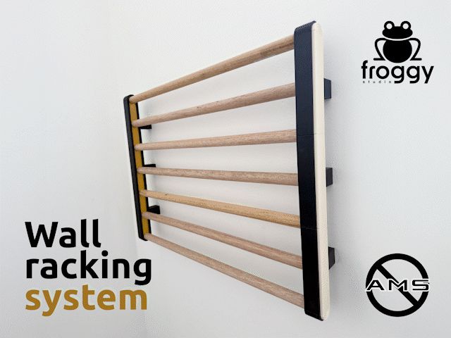 Modular Japandi Wall Rack System