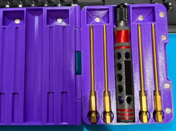 Magnetic Print in Place Hex Driver Case