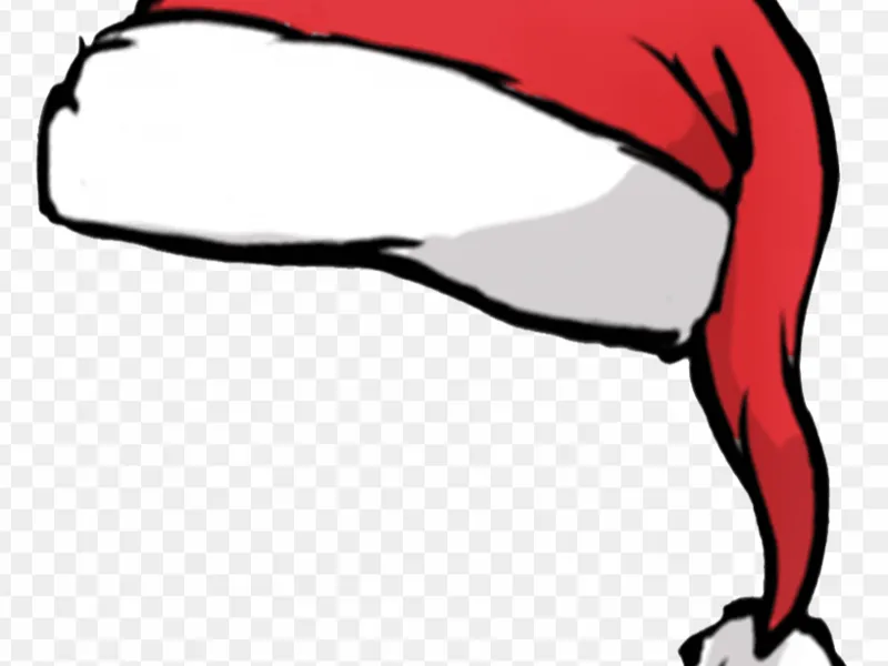 Santa hat flexi toy