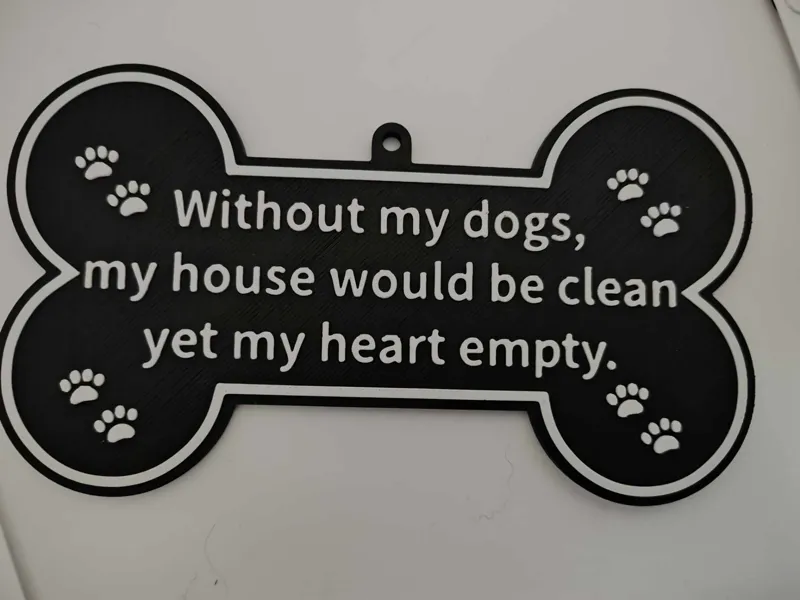 Sign for dog owners