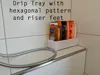 Drip tray with 5x riser feet