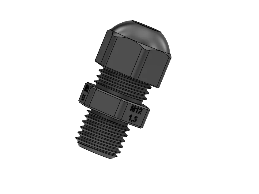 Soporte: M12×1,5 Kabelverschraubung mit TPU-Dichtungen. Referencia del modelo original.