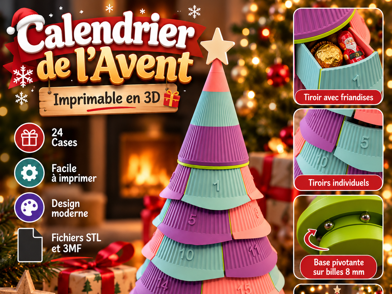 Christmas Tree Advent Calendar - 1