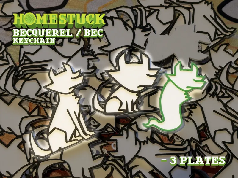 Homestuck: Becquerel / Bec Fan-made Keychains