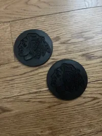 0.25mm layer, 2 walls, 10% infill 2 Coasters