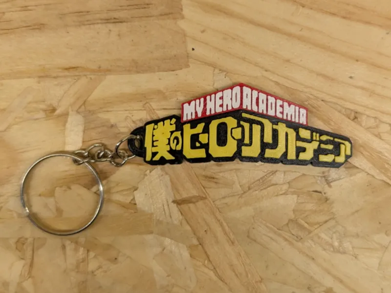 My Hero Academia Keychain Embossed