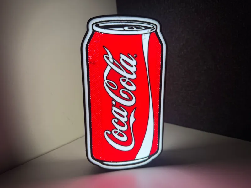 LED Lightbox Coca Cola Lichtbox für Bar, ManCave