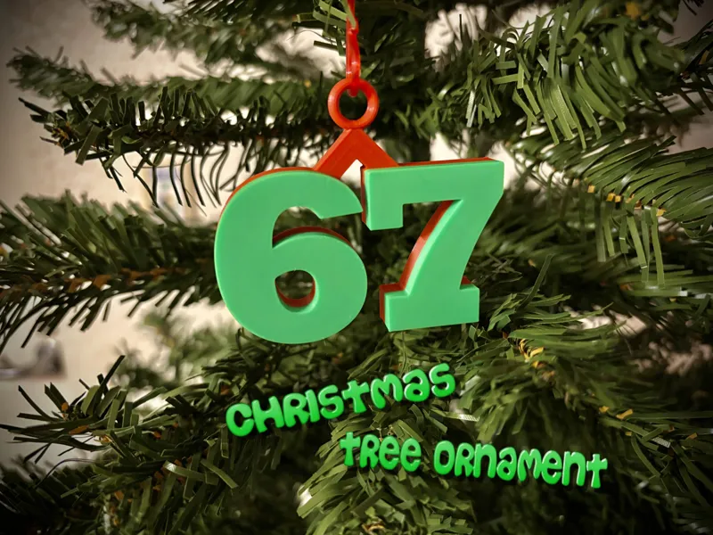 67 Christmas Tree Ornament