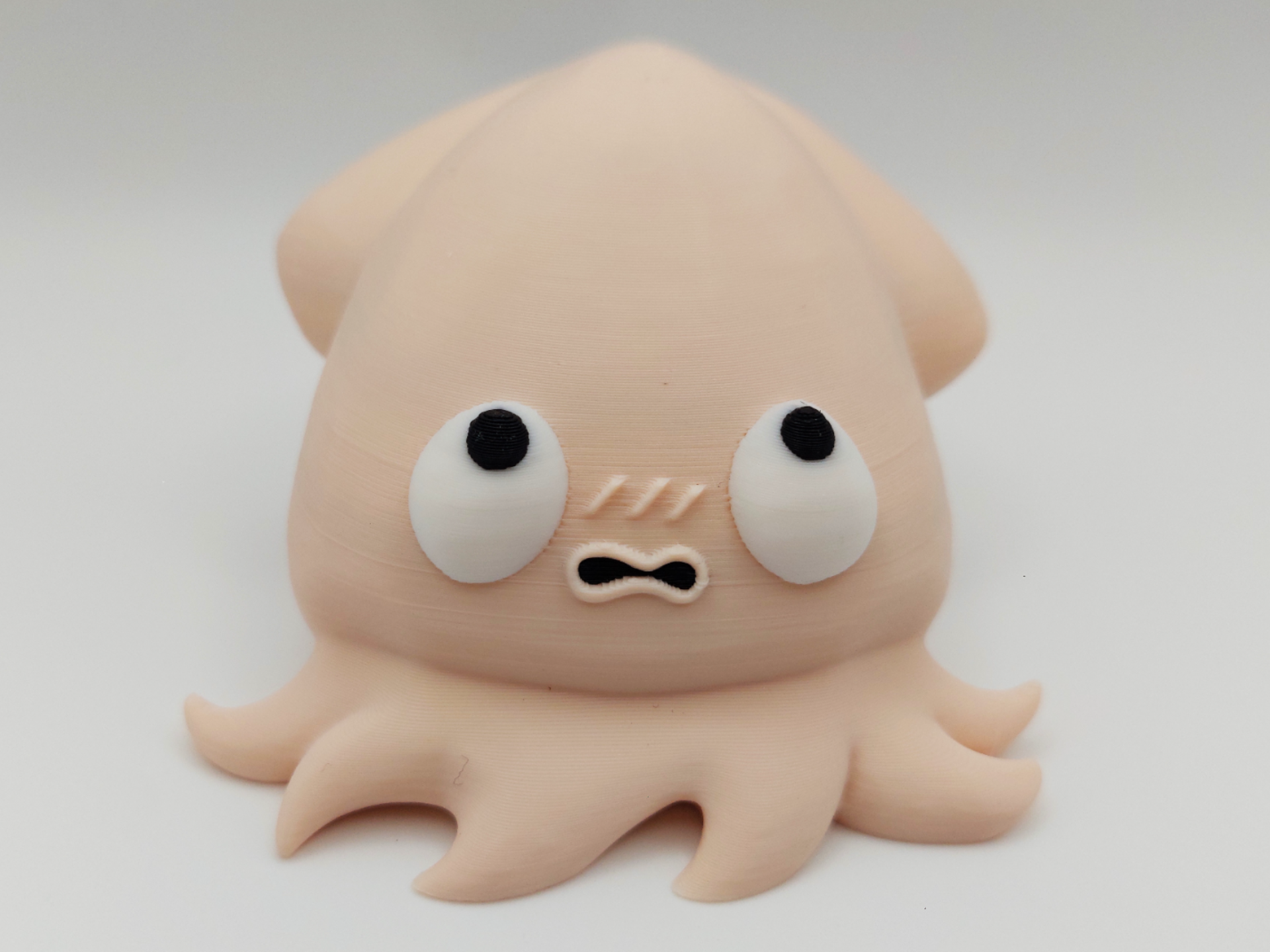 Kawaii Cute Squid Animal Cartoon Anime Miniature
