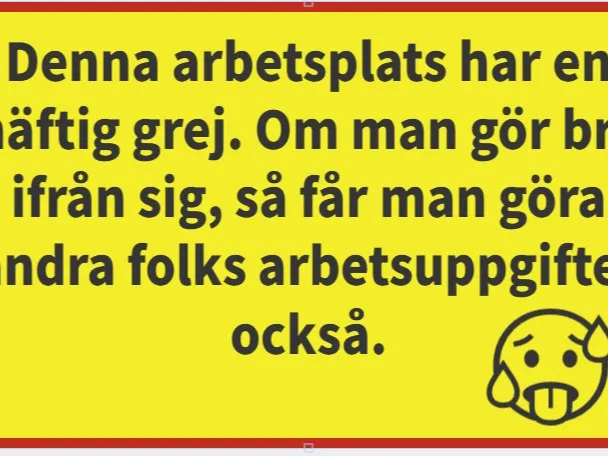 Denna arbetsplats