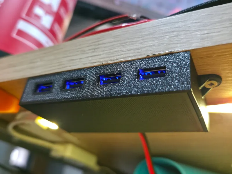 Under desk mount for AJ-27-4L USB charging board