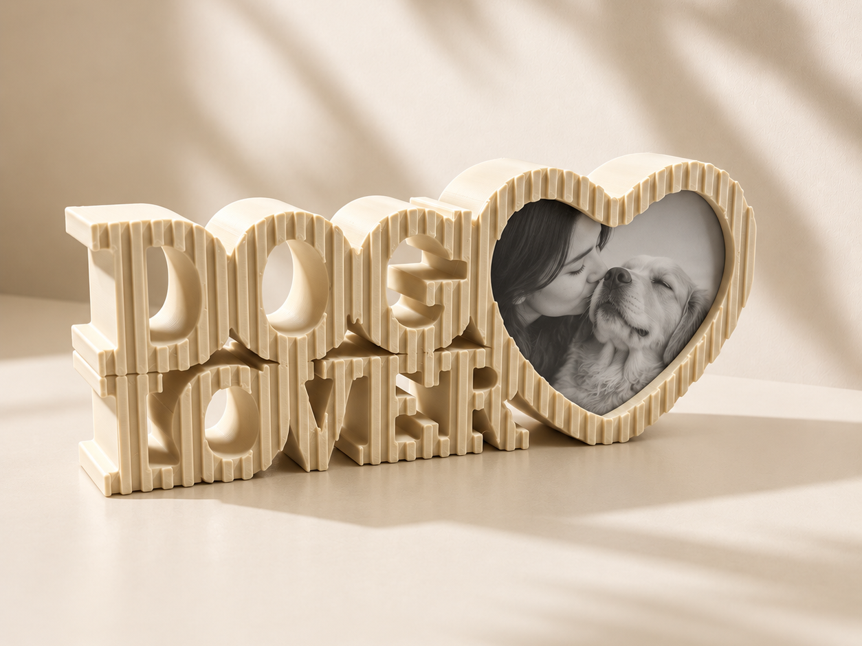 “DOG LOVER”相框(Q_Craft) 3D model