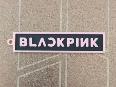 BLACKPINK Keychain – K-pop Logo Keyring