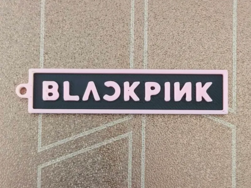 BLACKPINK Keychain – K-pop Logo Keyring