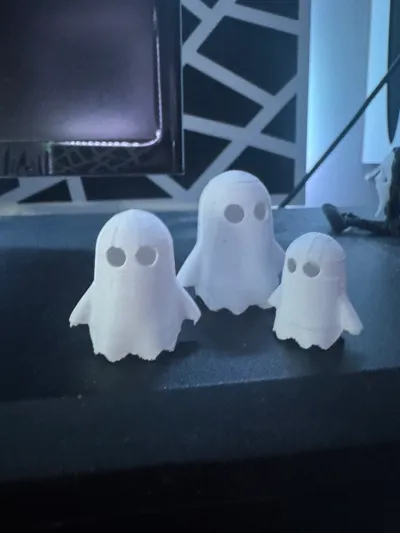 Mini Ghost – Quick & Spooky 3D Print by Maker Flow - MakerWorld