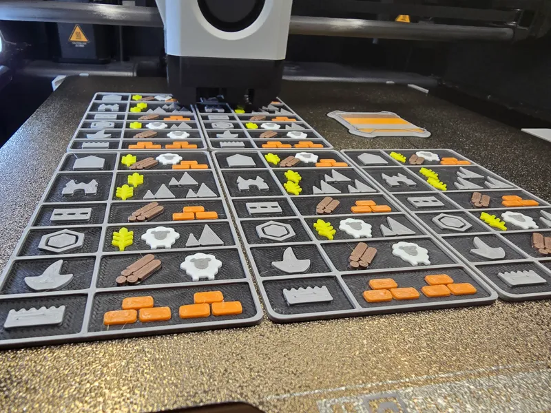 Catan 3D Resource Card