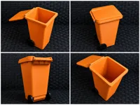 0.2mm layer, 3 walls, 8% infill, supports: yes
