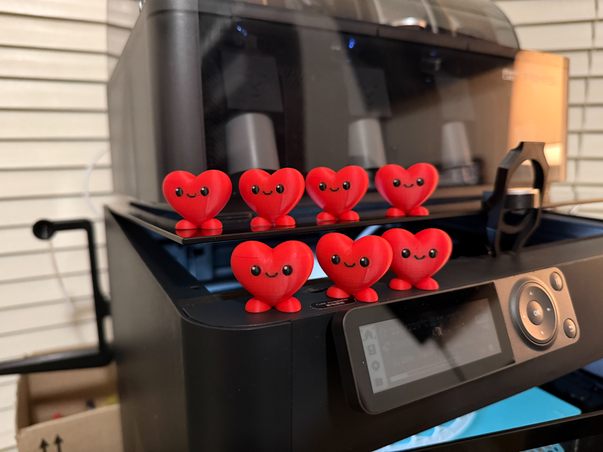 Mini Valentine’s Day Heart Figurines