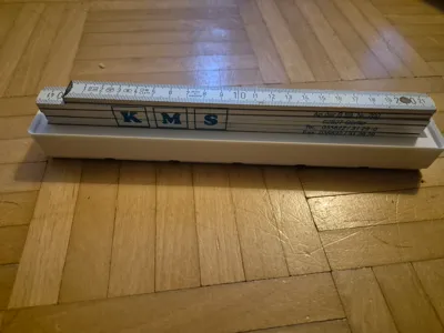 Gridfinity Folding Rule Holder 24cm
