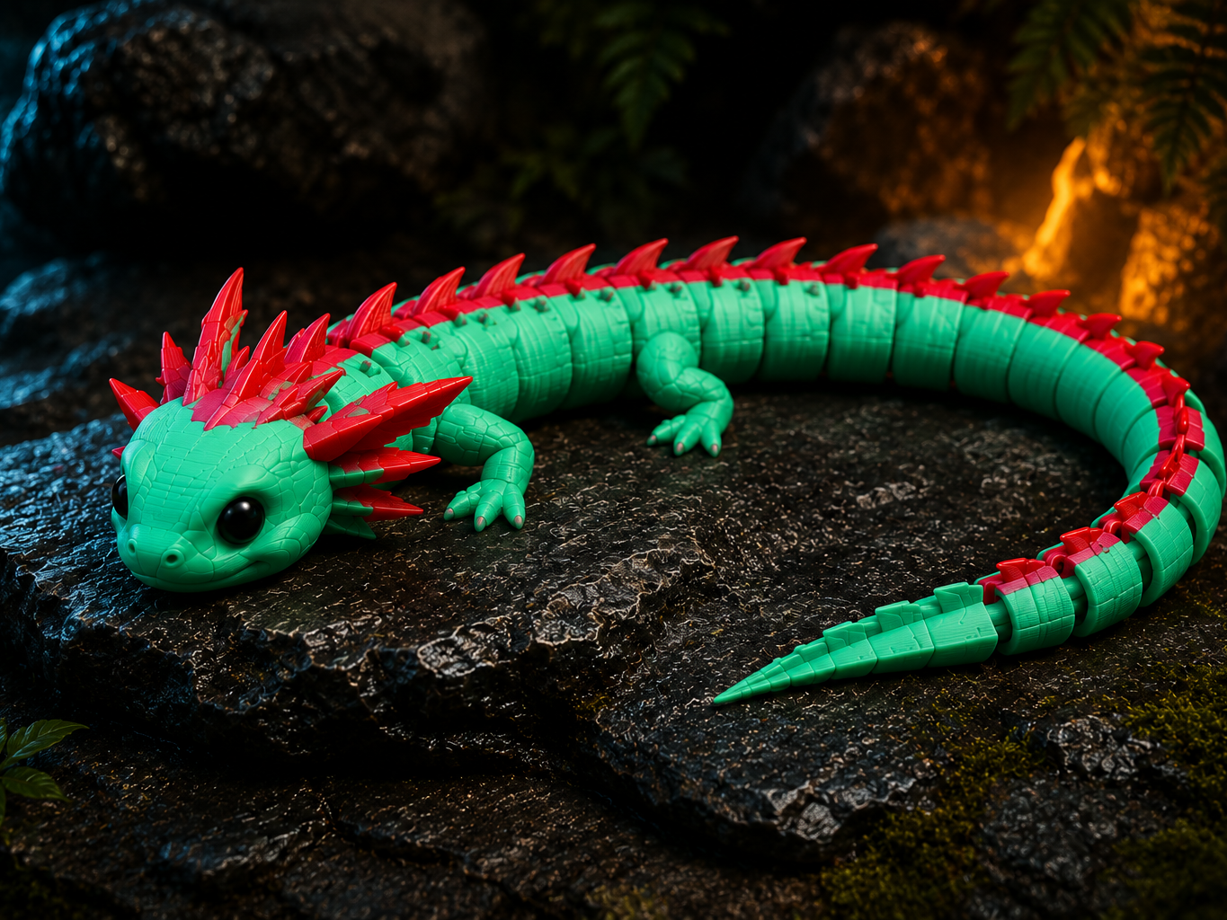 Crystal Axolotl Dragon