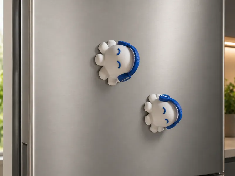 Chill Octo – Headphone Octopus Fridge Magnet