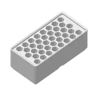 Range-embouts hexagonaux Gridfinity 2x1 — photo 4