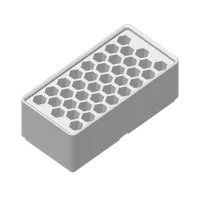 Range-embouts hexagonaux Gridfinity 2x1 — photo 3