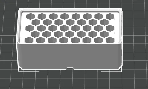 Range-embouts hexagonaux Gridfinity 2x1