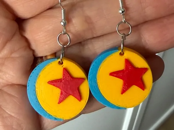 Toy Story Inspired Ball Earrings
