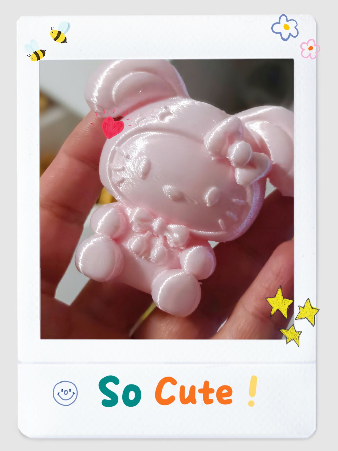 Miniatura 1 do modelo 3D 奶萌兔装少女心可爱hello kitty小兔兔KT