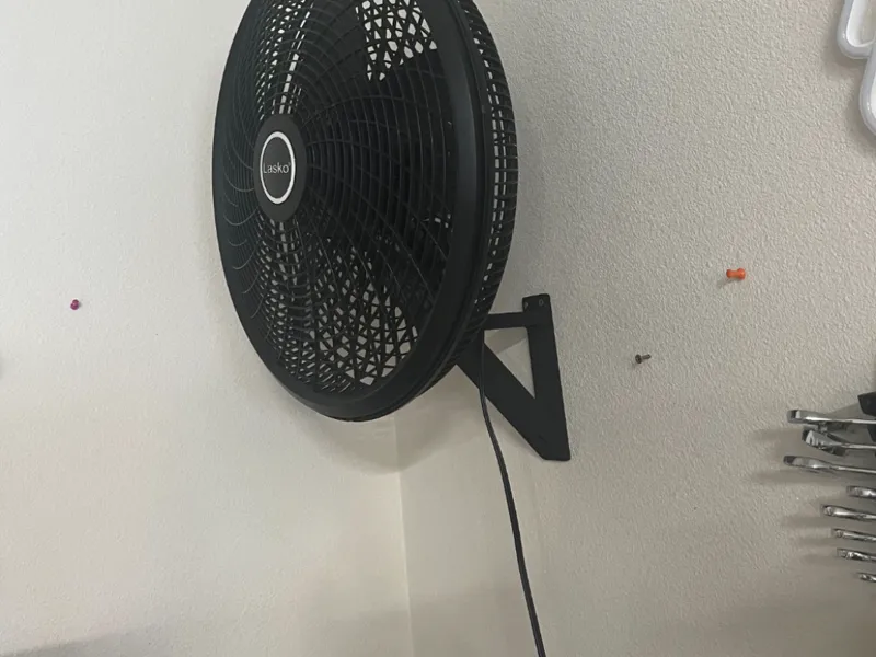Wall Mount for Lasko Pedestal Fans with 25mm shaft