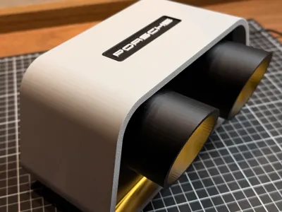 Porsche Lamp - Exhaust Tips