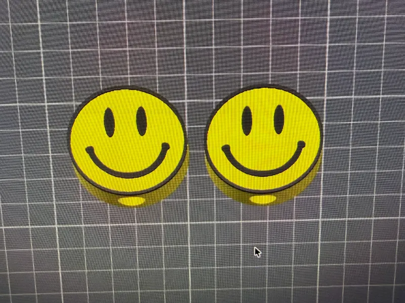 Happy Face Straw Topper