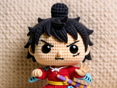 Luffy knitted