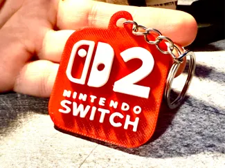 Llavero de Nintendo Switch 2 en 3D