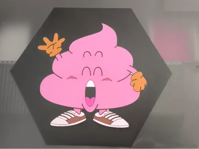 Arale poop hueforge honeycomb