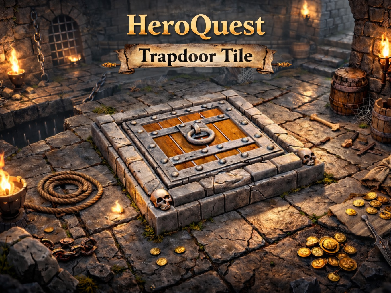 HeroQuest Trapdoor Tile