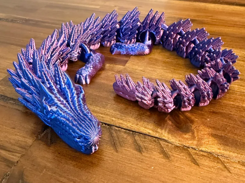 Knitty the Knit Texture Articulated Dragon