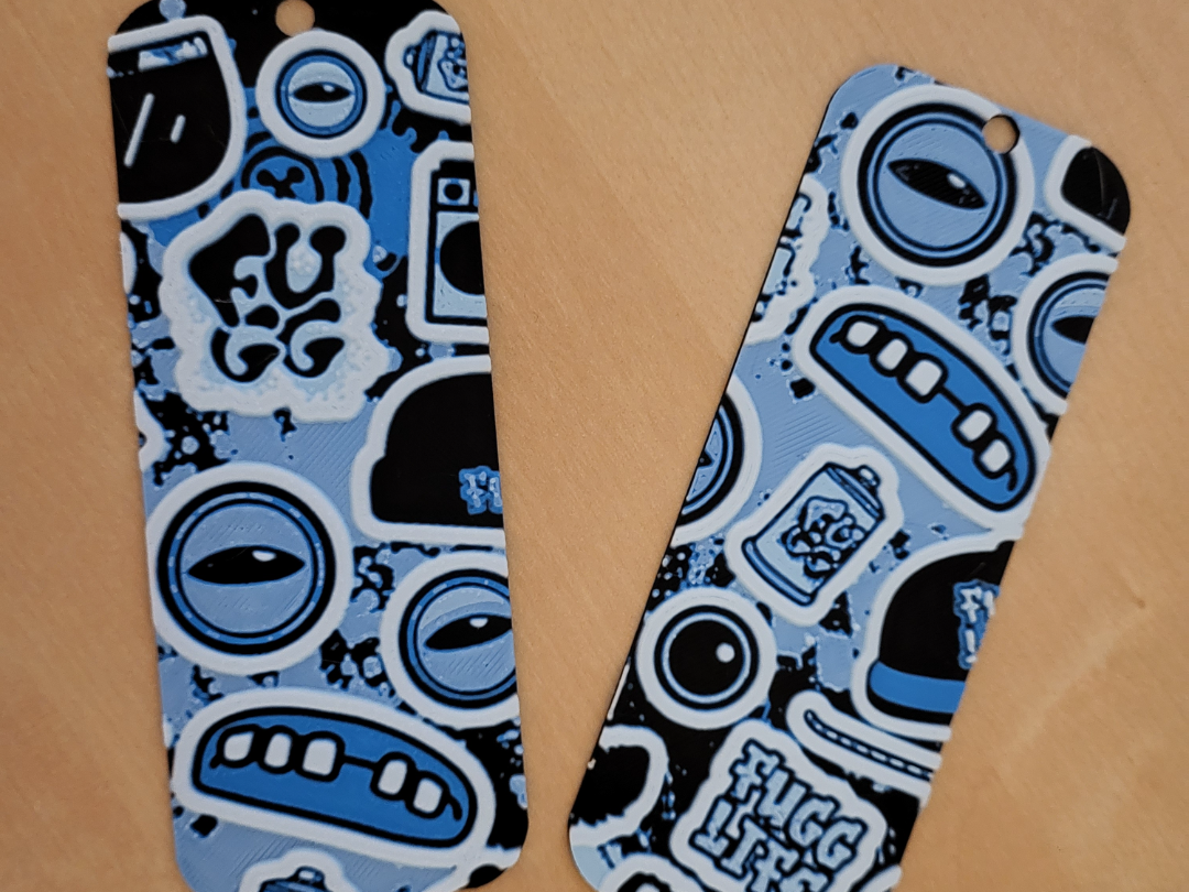 Fuggler Buchzeichen blau