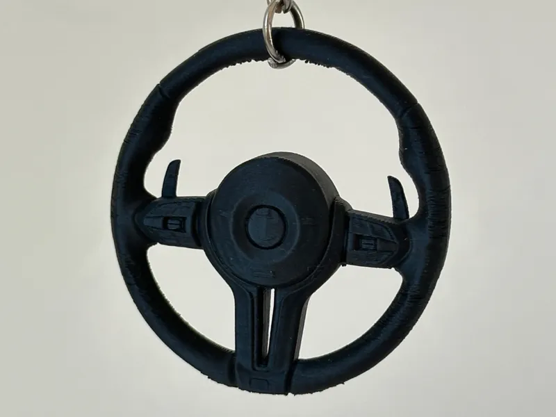 BMW M Steering Wheel Keychain