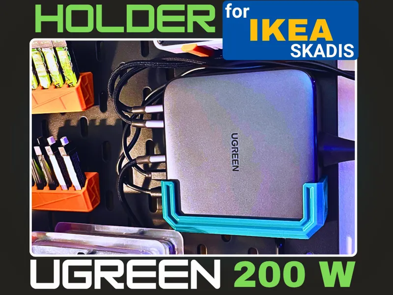 Ugreen 200W Charger Holder for Skadis 