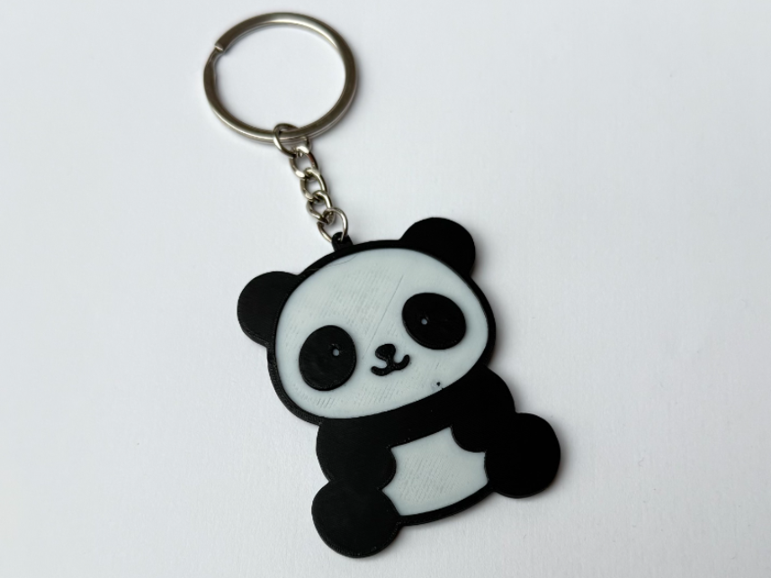 Panda bear Keychain