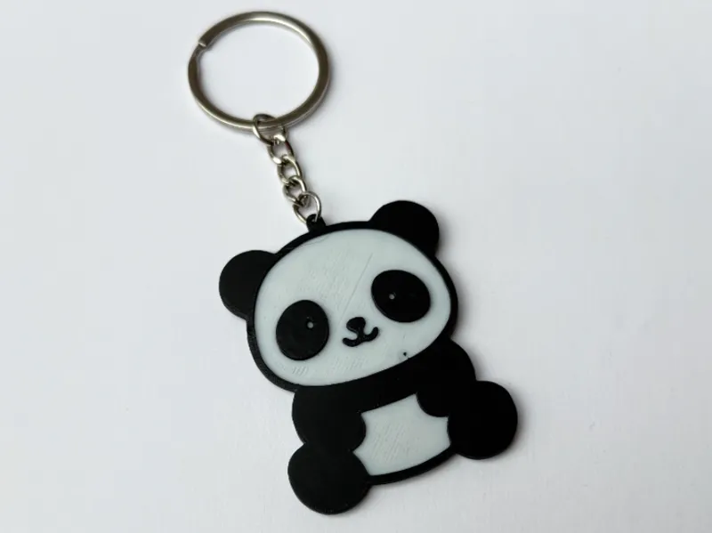 Panda bear Keychain