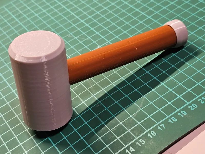 small hammer / 3D-Printed Small Mallet 列印小鎚