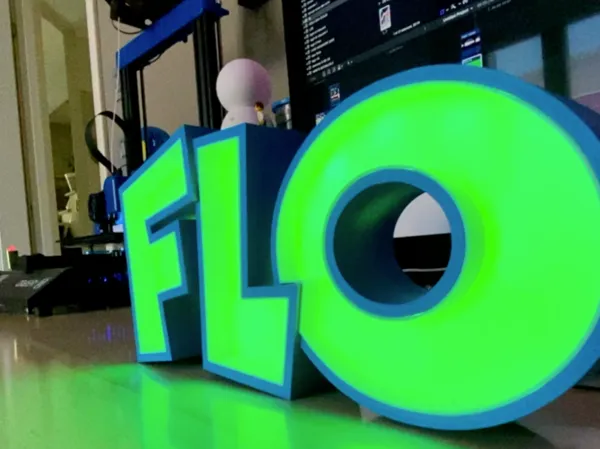 Enseigne lumineuse FLO