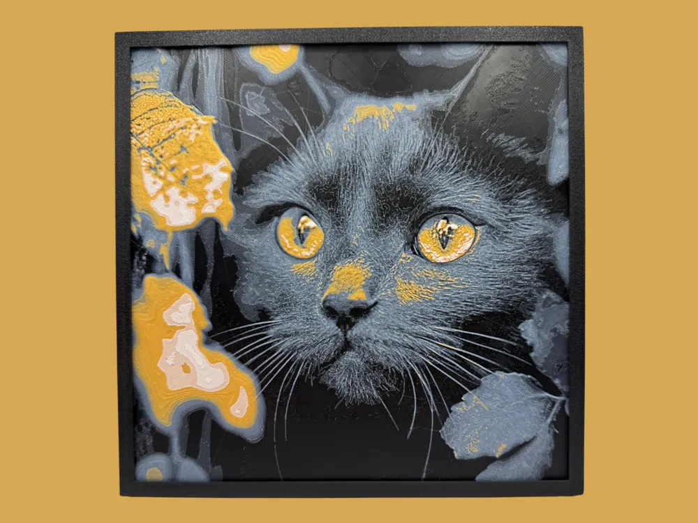 Cat with Golden Eyes #2