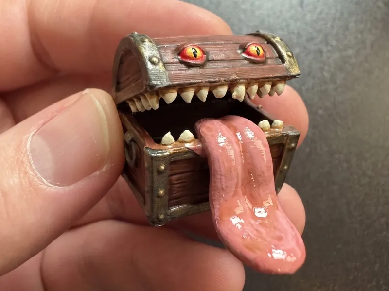 Kawaii Hungry Mimic–Tongue Out! (Cute DnD Series)