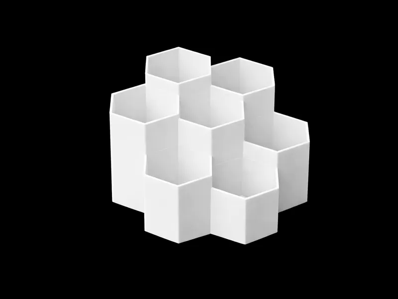 Hexagon Shaped Pencil holder 