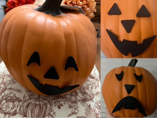Jack O Lantern DIY kit (Pumpkin decorating kit)